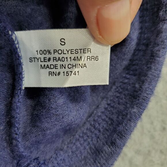 Karen Neuburger Live Love Lounge Sweater Dress Womens Small Navy Knit Drawstring - Picture 8 of 8